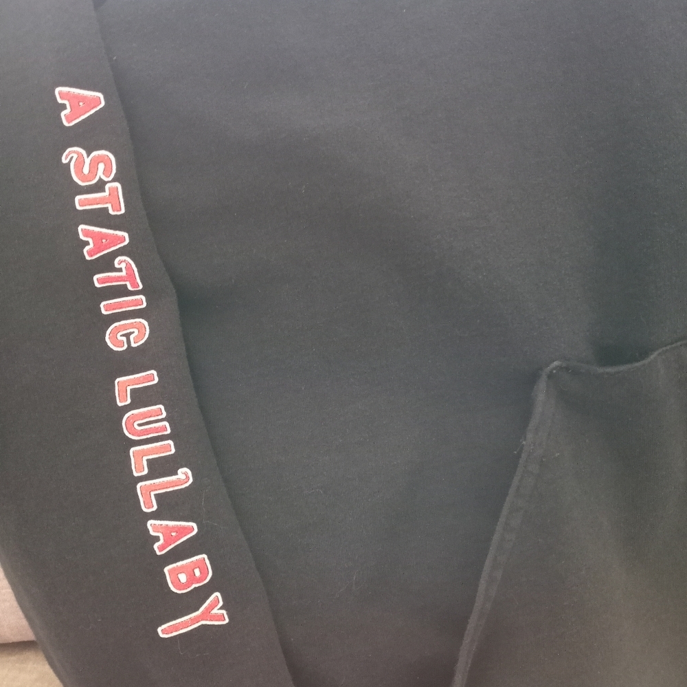 Vintage XL A Static Lullaby Butterfly In Ribcage Jogger Sweatshirt - Picture 3 of 7